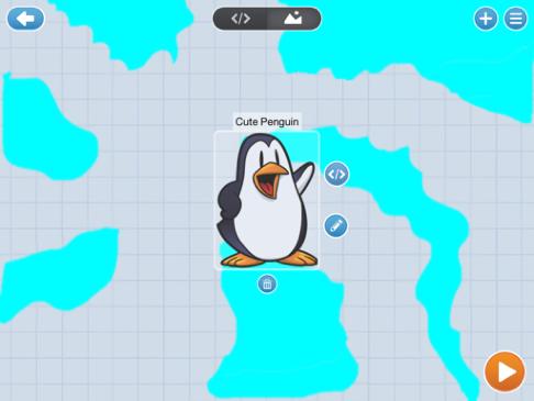 select the Winter category the Penguin is the first asset shown when you select the