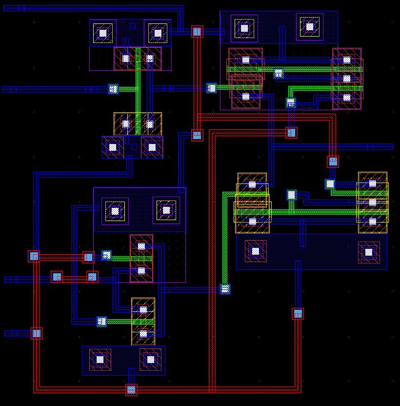 CMOS PFD Layout of the