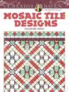 Mosaic Tile Designs Coloring Susan Johnston