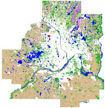 2002 Agriculture Urban Water Forest Grass Wetland Extraction Overall accuracy: 92.1% Kappa: 90.