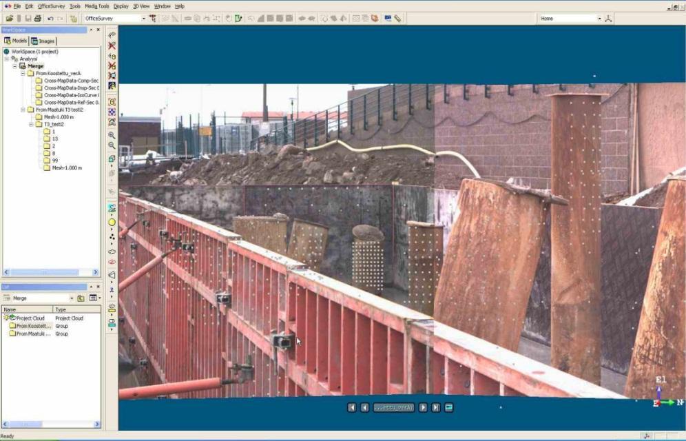 work planning Installation order, collisions Geometrical surveys