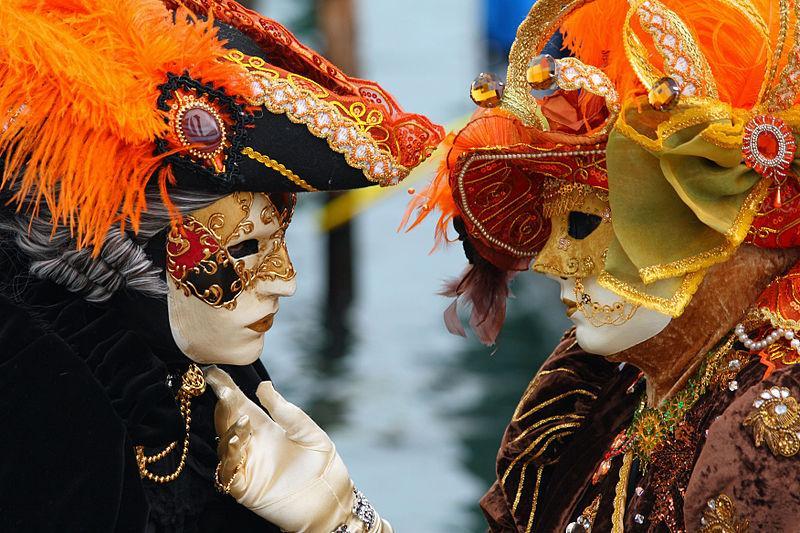 2. Carnival of Venice This is an annual festival held in Venice, Italy. Masks are a main feature of the Venetian Carnival. Approximately, three million visitors come to Venice every year.