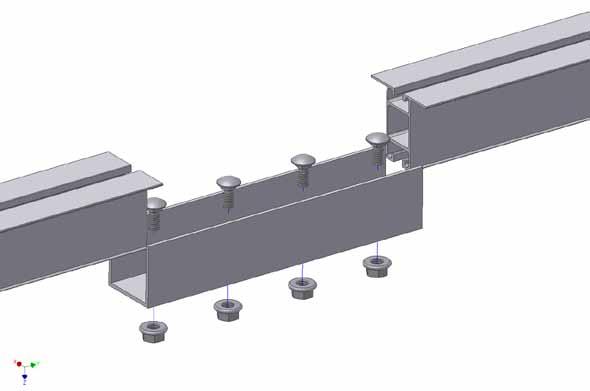 Pos => 4x Counter sunk screw DIN 60 M0 x 0 Pos => Module rail Alpine Pos => Impact