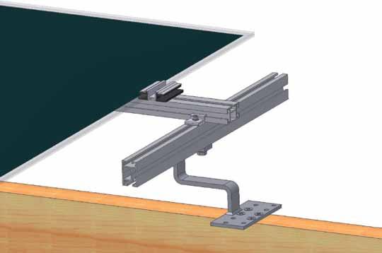 m, frameless, size = 6,8mm Pos => x Rail connector bracket aluminium Pos => Roof profile rail