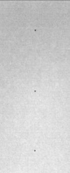 8 m/s -10 0 5 10 15 20 25 30 Time, sec Pressure: 1005 psi Frequency: 1706 khz Diameter: 9 µm Distance: 24 µm Velocity: 41.1 m/s Fig. 1. Images of tin droplets obtained with a 5.