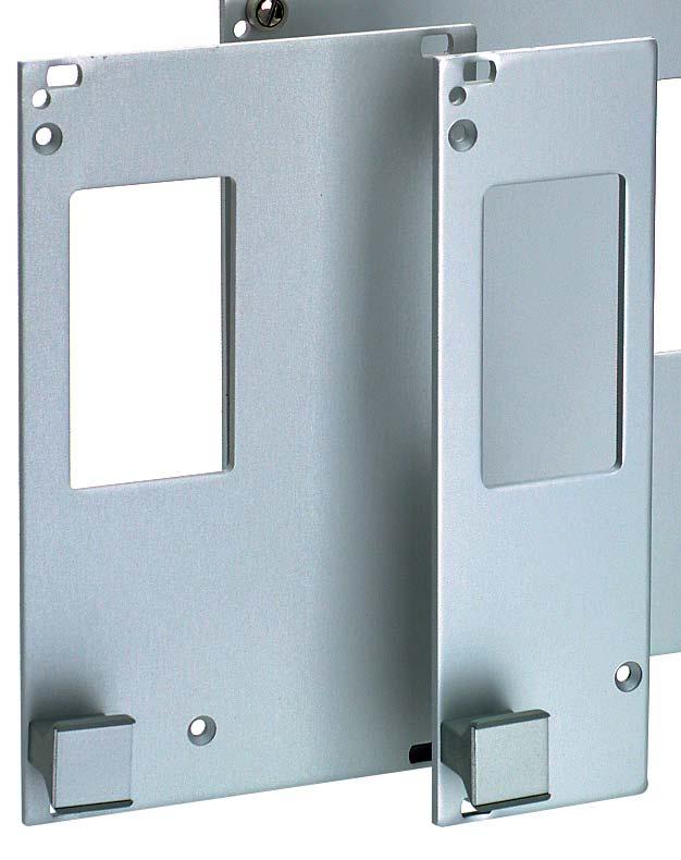 44/88 Watt DC-DC Converters, : Input Range Accessories A variety of electrical and mechanical accessories are available including: Front panels for 9" DIN-rack: Schroff or Intermas, or 6TE /U; see