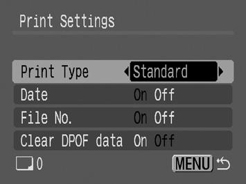 ] cannot be set to [On] at the same time. - [Standard] or [Both]: [Date] and [File No.] can be set to [On] at the same time, however, the printable information may vary between printers.