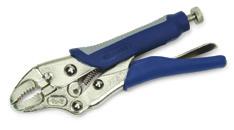 Locking Pliers and Set Bi-Mold Comfort Grip Handles Style 23201 5 Curved Jaw with Cutter