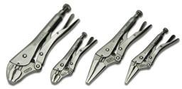 Curved Jaw Locking Pliers with Cutter 23303 10" Curved Jaw Locking Pliers with Cutter 23309 6" Long Nose with Wire Cutter 23310