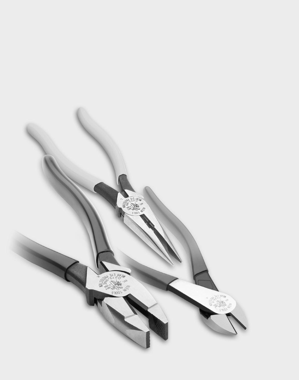 F o r P Klein r o f e s s i o Klein specializes in the making of the world s finest pliers pliers that professionals trust completely. Klein pliers feel right and work right.