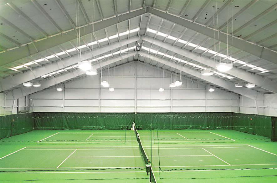 Top: An indoor facility, Bainbridge Island S&RC, Bainbridge Is., WA.