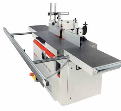 Ideal for tenoning of small workpieces.