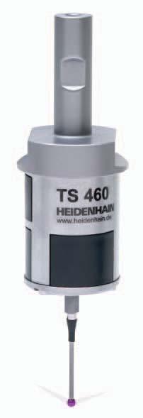 For the measuring cycles, you simply insert a 3-D touch probe from HEIDENHAIN into the turret in place of a tool: Check whether all machining operations were conducted correctly Determine infeeds for