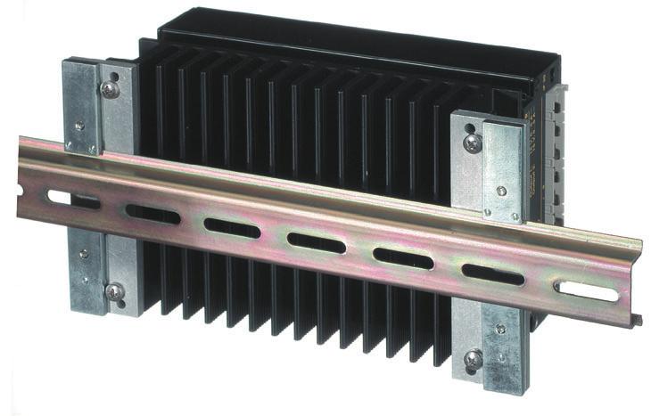 Fig. DIN-rail mounting assembly HZZ0065-G (DMB-K/S) NUCLEAR AND MEDICAL APPLICATIONS - These products are not designed or intended for use as critical components in life support systems, equipment