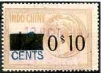 Stamp of 1927 surch in large figures and with one thick bar over original value. 48. 0$10 on 12c bistre & blue... 10.00 86 1927.