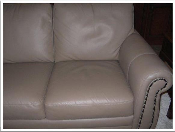 LEATHER CHARACTERISTICS AND REACTIONS WITH USE ON UPHOLSTERED FURNITURE Leather is a natural skin, even when upholstered on furniture.