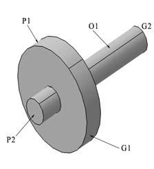 If we take for an example Gear with shaft (figure 1), then for the input interface we have two