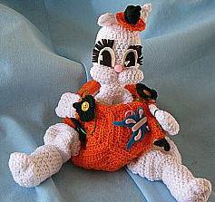 Rabbit In The Pumpkin Patch Toy By: Donna Collinsworth Of Donna s Crochet Designs All rights are