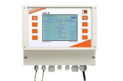 Only two optional Pt 100 have to be connected to the DUC-MF for measuring feed / return temperatures (RTD 1 / RTD 2) within the heating circuit.