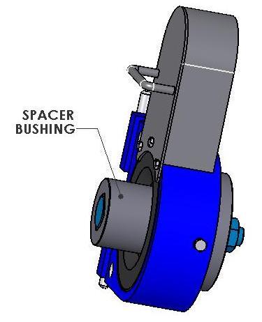 For impact wrenches: Up to 7-3/4 of Spacers can be used. See Figure 10. Beyond 7-3/4 it is recommended that a combination of Spacers and a Spacer Bushing be used. See Figure 11.