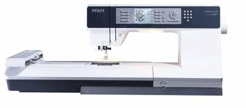 Step into another world. The breathtakingly beautiful design of the new PFAFF sewing and embroidery machine is based on German tradition.