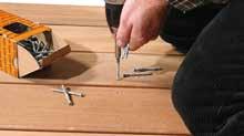 The use of screws in the case of particularly tannic woods, timber construction and