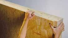 Counter battens Thanks to the variable thread pitch of the screws, the wooden components are pulled together as the