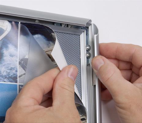 INTERIOR WALL DISPLAYS Aluminum Snap Open Frames