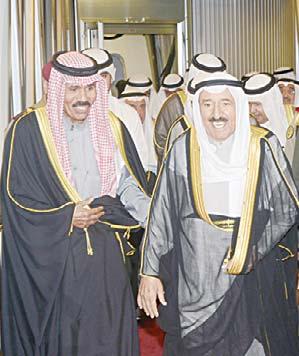 Faisal Al-Saud Al-Mohammad Al-Sabah, the Deputy Chairman of the National Guard Sheikh Mishaal Al-Ahmad Al- Jaber Al-Sabah, His Highness Sheikh Nasser Al-Mohammad Al-Ahmad Al- Sabah and His Highness