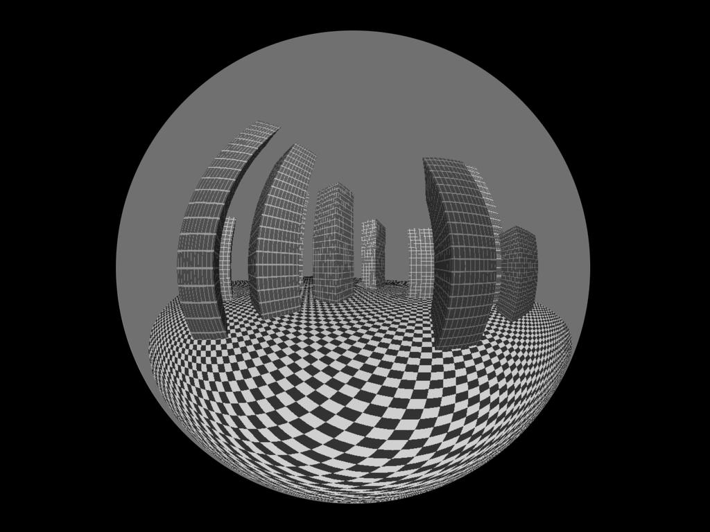 The simplest setup uses a reflective sphere. An image of a reflective sphere contains direct reflections from all (or at least most) incidence directions.