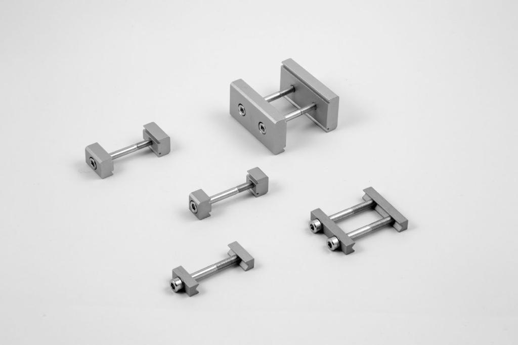 FIXING ELEMENTS V-Lock FIXING ELEMENTS Metal Work products in the V-Lock series can be connected using either type K fixing system or QS fixing system, by Montech Quick-Set.