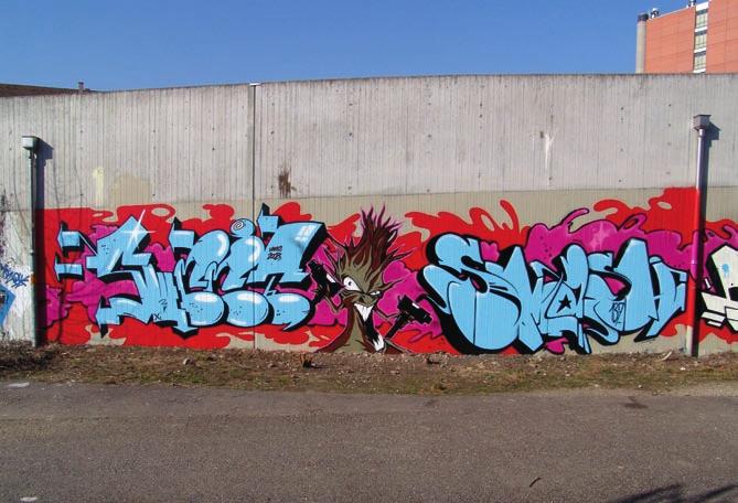 left page: SWEET, CRONE & SMASH 137 / Basel / 2008 Smash 137: With cracking I had to stop after a certain