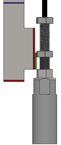 Move cam clip out.. EXAMPLE 2: Bottom of bolt is too close to adapter.