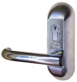 opening steel frame keep SD Inward opening timber frame keep LEO mounted lockable handle providing key entry a customer