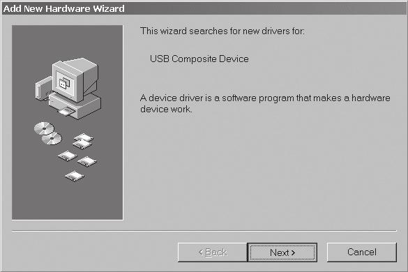 Windows will recognize the USB audio device and automatically begin the install process. Press Next. 2. Select Search for the best driver for your device. 3.