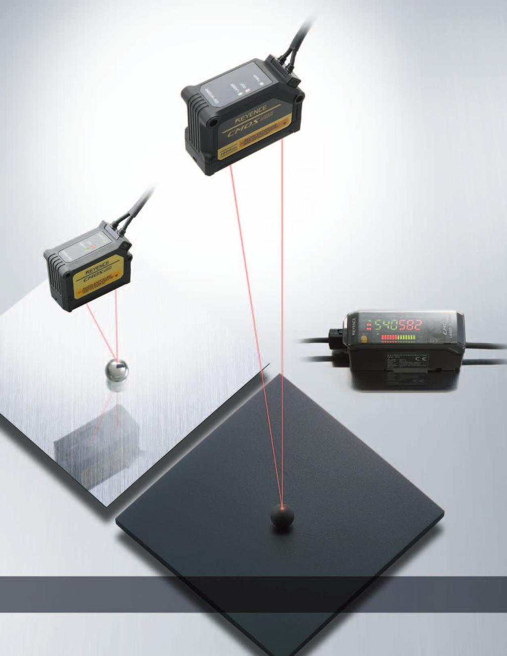Digital CMOS Laser Sensor GV Series Up to 1m [3.