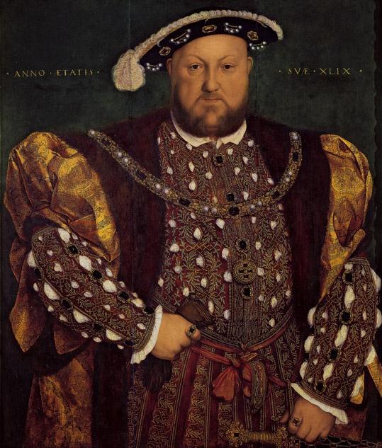 Artist: Hans Holbein the Younger Title: Henry VIII Medium: Oil on wood panel Size: 32 ½ X 29½" (82.