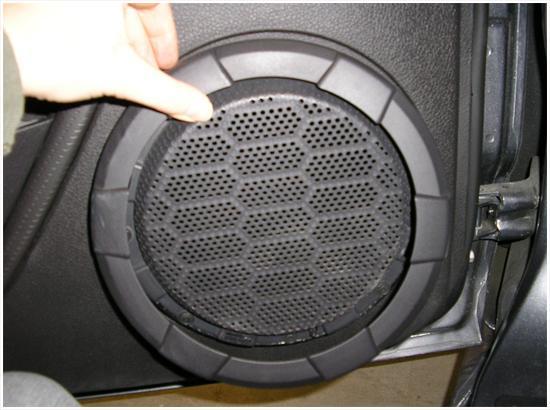 6. (If required) Remove speaker bezel.