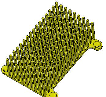 Hybrid Study of the System Number of fins in heat sink was