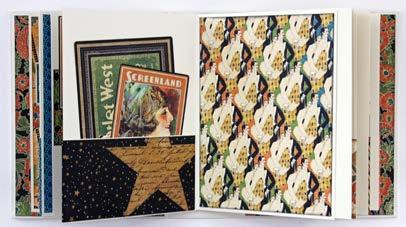 Add the 3 x 4 Born to be a Star ephemera card to the lower right side using dimensional foam adhesive.