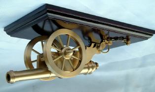 Note: The cannon cannot be fired, nor can it be reasonably modified so it can be fired. A pin goes through the barrel, and the barrel consists of multiple pieces.