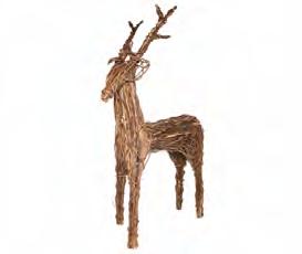 Top Selling GT Showroom Items (800) 288-9627 Outdoor Décor Grapevine Standing Deer Natural grapevine material gives this deer a woodsy look.
