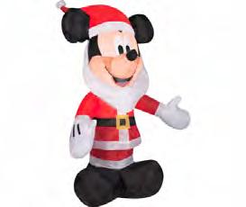 (800) 288-9627 Top Selling GT Showroom Items Inflatables Airblown Mickey Mouse with Santa Beard Airblown Mickey Mouse with Santa Beard is