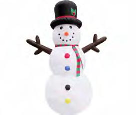 13" H Yes 6/CS E3312R4699 0-86786-38624-8 Airblown Frozen Olaf Airblown Olaf is an adorable character for your yard.
