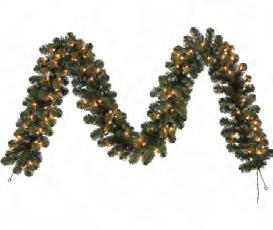 B50 KP76078KG 6' L 2/CS E3117R4999 8-27201-02295-8 Lights Unlit Hampton Branch Garland with Berries, Pine Cones and Ornaments Upscale branch garland with mixed lifelike greens, pine cones, red