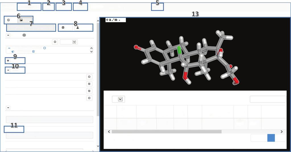 3D-Lab: a collaborative web-based platform for molecular modeling Research Article 3D - LAB Create new 3D model My Jobs My Settings User Guide Support Mail FAQ Release notes PharmDev fastrocs Input