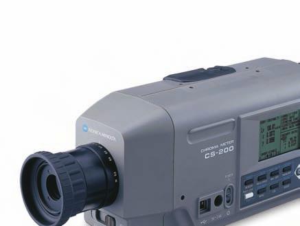 CS-200 Accurate measurement Comparable to Spectroradiometers Objective Focus ad Me MAIN FEATURES Perfect match of the spectral response to the CIE color-matching functions Konica