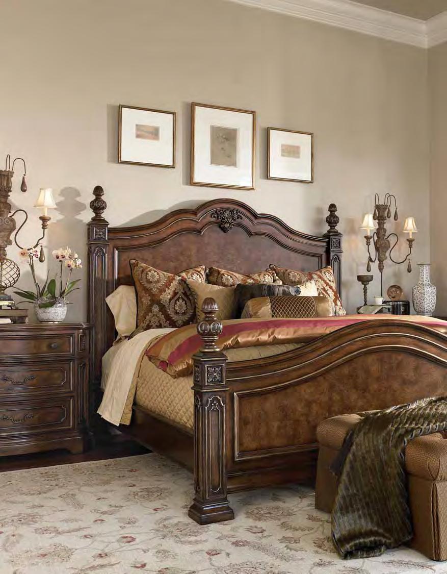 bedroom Esposito Bed 875-311HB/FB/875-310SR California King Size Bed W83.75 (213cm) D96.75 (246cm) H71.