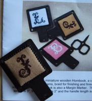 Miniature Monogram Hornbook Margin Marker so uniquely useful: It s also a ruler because it s 2 inches