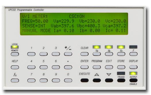 Total Control, Metering, and Analysis of AC Power- Simple, Intuitive Operation The UPC Controller is a highly versatile one, two, or three phase oscillator/signal generator designed to control any of